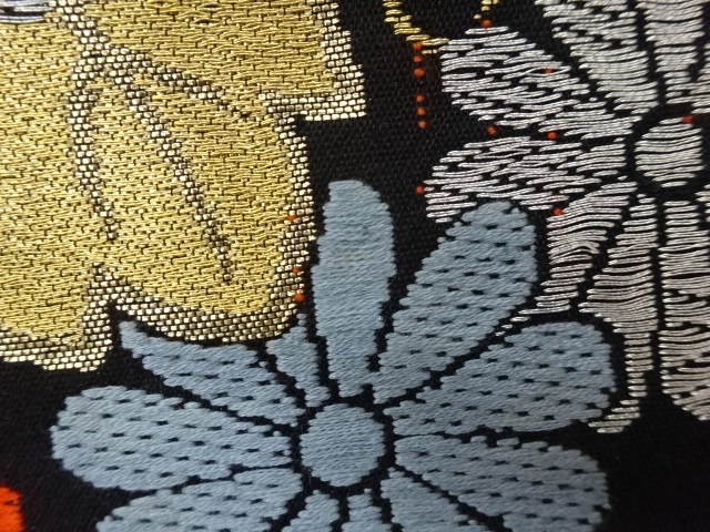 着物・帯 ] - 袋帯 桐に菊唐草模様織出し袋帯 | 宗 sou::お茶道具